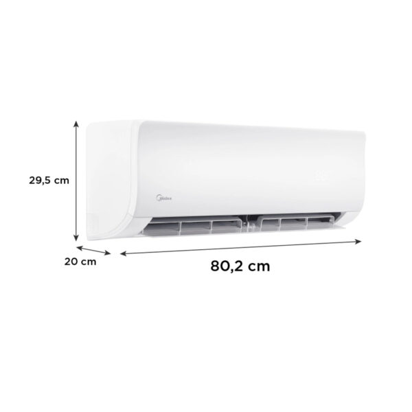 Aire Acondicionado MIDEA Inverter Quattro Xtreme Dura 12.000 BTU - 21m² - Frío/Calor – WIFI - Imagen 4