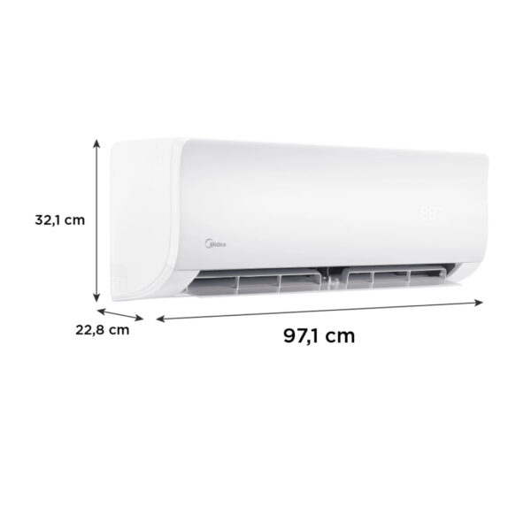 Aire Acondicionado MIDEA Inverter Quattro Xtreme Dura 18.000 BTU - 32m² - Frío/Calor – WIFI - Imagen 4