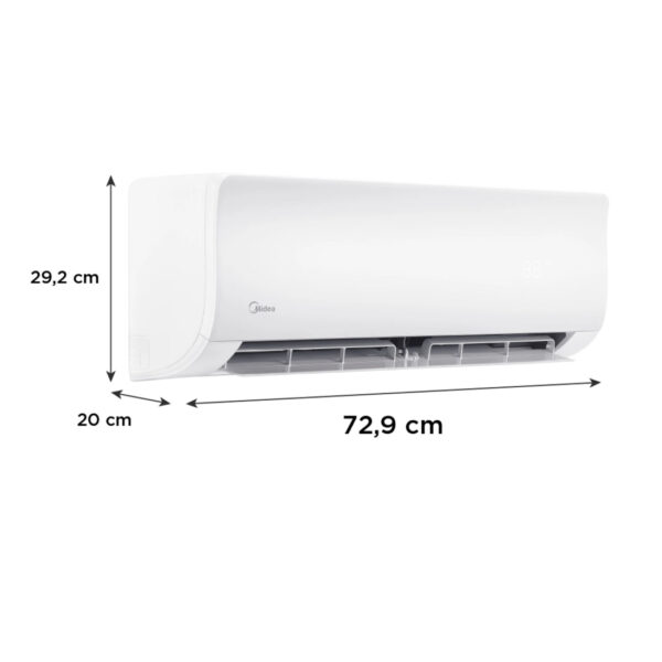 Aire Acondicionado MIDEA Inverter Quattro Xtreme Dura 9.000 BTU - 17m² - Frío/Calor – WIFI - Imagen 4